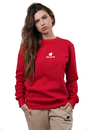 Felpa Girocollo Donna 300 GSM Premium – Cotone 100% Essential LS-6000 da Donna - Lauro Sport