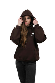 Felpa con Cappuccio Oversize Donna 300 GSM – Hoodie Boxy LS-YU3088 - Lauro Sport
