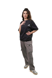 T-shirt Donna Oversize 210 GSM in Cotone Premium - LS-YU1111 - Lauro Sport