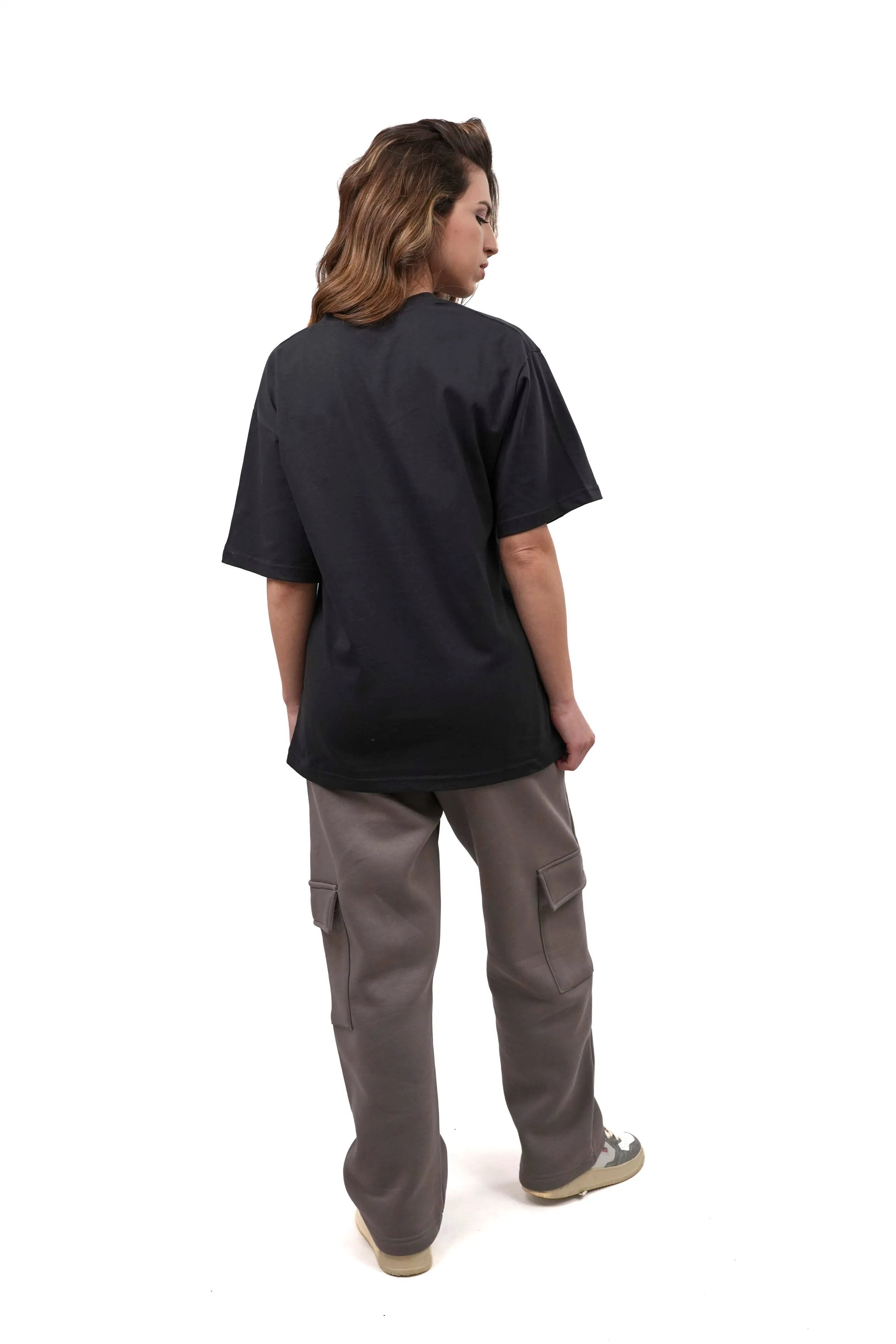 T-shirt Donna Oversize 210 GSM in Cotone Premium - LS-YU1111 - Lauro Sport
