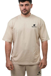 T-shirt Uomo Cotone 100% Boxy Fit Giro Sceso - LS-LU21039 - Lauro Sport