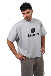 T-shirt Uomo Boxy Fit Cotone 100% Senza Cuciture LS-LU21041 - Lauro Sport